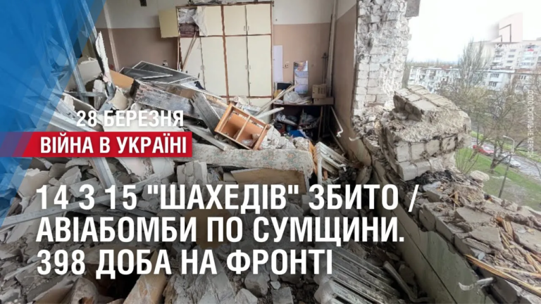 14-z-15-shahediv-zbyto-aviabombarduvannya-sumshhyny-raketni-ataky-donechchyny-398-doba-na-fronti