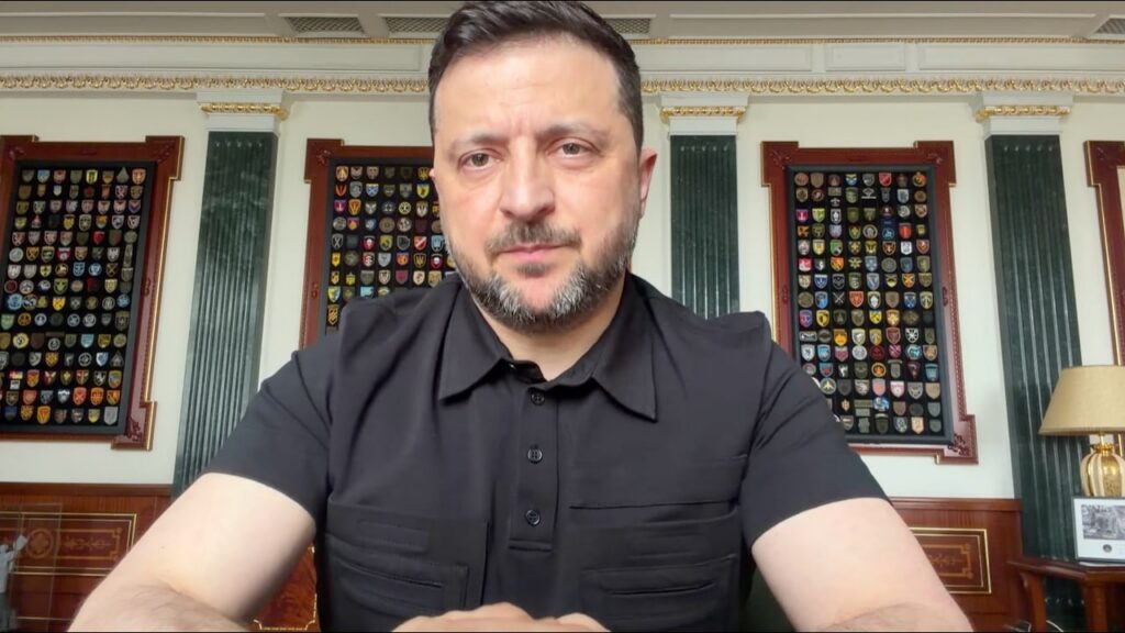 Yakshho Rosiyany Vyrishat Povernutys Do Povnoformatnoyi Vijny Nashi Sankcziyi Za Cze Budut Negajno J Budut Vidchutnymy Zvernennya Prezydenta