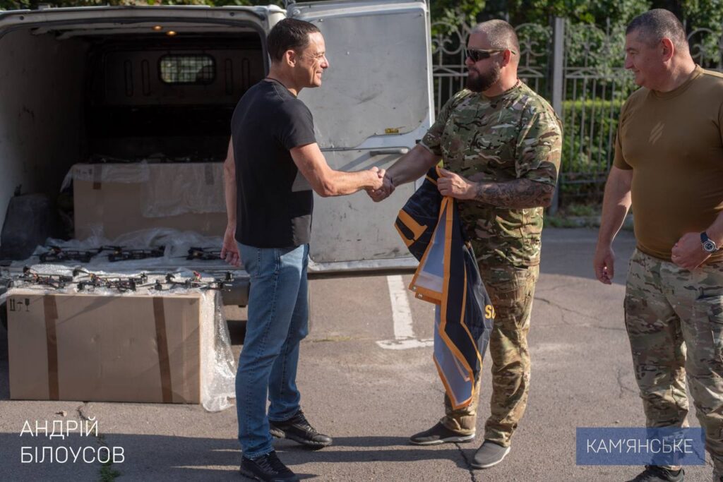 Gromada Kam Yanskogo Peredala Novu Partiyu Fpv Droniv Bijczyam 3 Go Armijskogo Korpusu